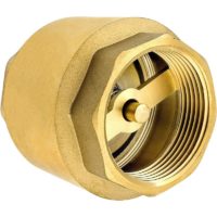 1 1/2 inch high quality brass check valve, rust and leak resistant for pump, fountain, washing machine, garden, rain butts, barrel