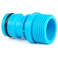 1' thread Male Tap Connector - 1' 1inch Quick Connect Heavy Duty Hose Syste...