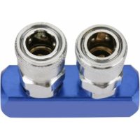 1 x 12mm Female Threaded Pneumatic Quick Coupler Fitting For Connecting Pneumatic And Air Hose (2 Way) ,- 13Thirteen