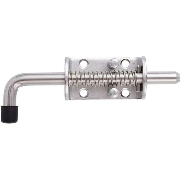 1 x 6.5 Stainless Steel Spring Lock for Doors and Trailer Door.