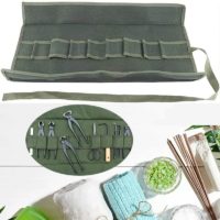 1 x Portable Tool Bag, Gardening Tool Bag, Tool Bag Roll Tool Holder Storage Pouch Multi-Use Portable Folding Tool Organizer for Garden