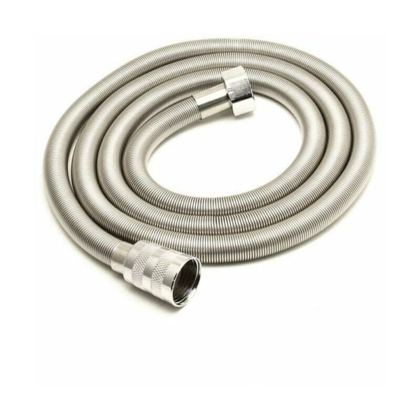 1.5m Extra Tight Stainless Steel Shower Hose, Universal Fitting, Bend Resistant