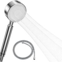 1.5m hose high pressure shower, 304 stainless steel shower, water saving, waist spray method