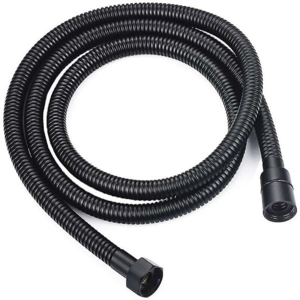 1.5m stainless steel anti-twist black shower hose. shower hose standard,