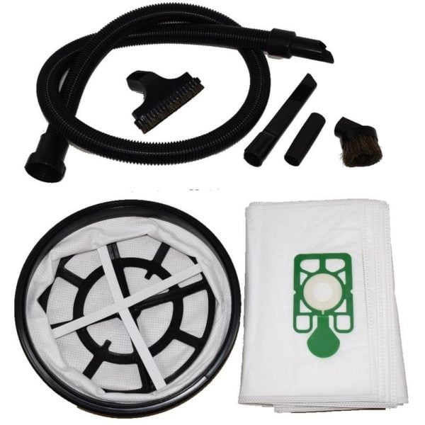 1.8 Metre Vacuum Hose 10 x Dust Bags + Filter + Tools Set Fits basil and charles