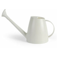 1.8L Plastic Garden Watering Can with Detachable Shower for Flowers Succulents - White