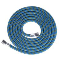 1.8m/ 5.9ft Nylon Braided Airbrush Hose with Standard 1/8 Size Fittings on Both Ends