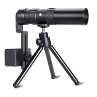 10-300X40mm Monocular Telescope with Smartphone Holder Tripod for Bird Watching Hunting Camping Hiking Travelling - type 2