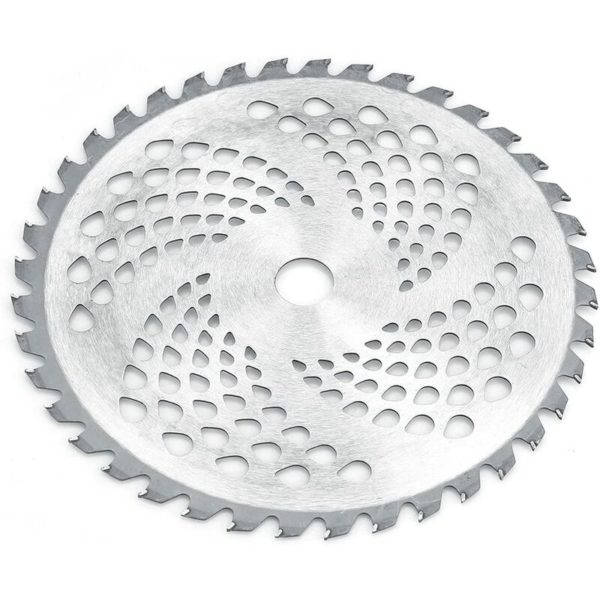 10 Inch Woodworking Circular Saw Blade 40 Tooth 25.4mm with Carbide Tipped Wheel Discs Garden Grass Brush Trimmer Weed Cutter Power Tool