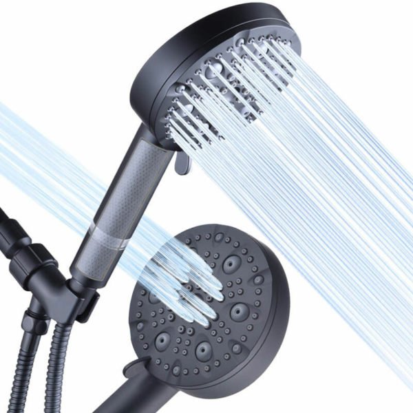 10 Modes Shower Head, Bathroom Shower Head, Hand Gun, Filtered Water Shower Head, Water Hose Included