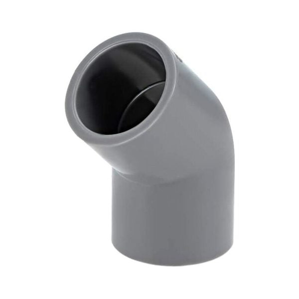 10 Pack 20mm Gray 45 Degree Elbow pvc Pipe Fitting