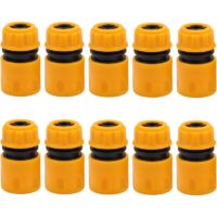 10 Pack Plastic Garden Hose Connectors for Garden Hose and Faucet 1.27 Inch