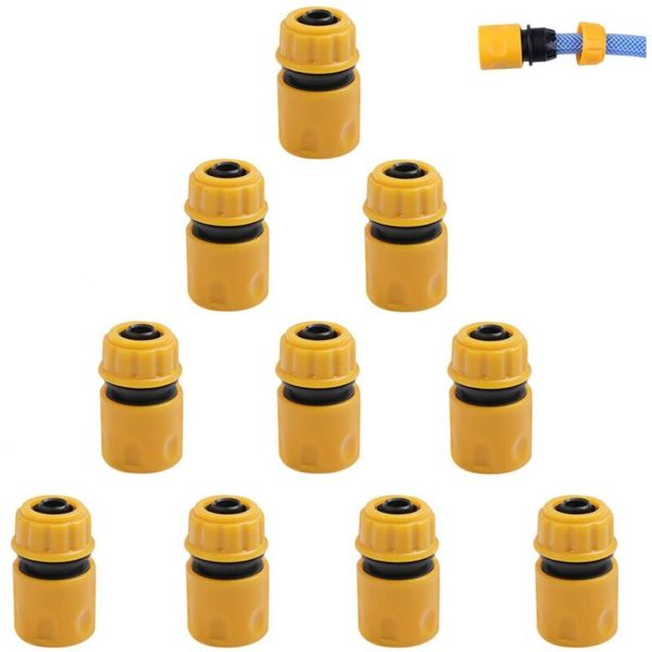 10 Pcs Hose Connector, Garden Hose Connector, Hose Quick Connectors, Garden Hose Quick Connector, for Garden Hose Fittings and Tools