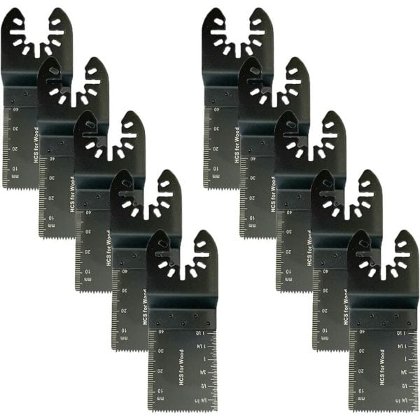 10 Pcs Multi-Function Saw Blades Accessories, 34mm Multi-Tool Blades, Universal Multi-Function Oscillating Tools