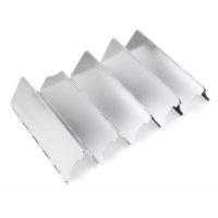 10 Plates Foldable Windscreen for Outdoor Camping Stoves Gas Stove Wind Shield Screens Windshield