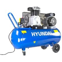 100 Litre Air Compressor; 14CFM/145psi; Twin Cylinder; Belt Drive 3hp | HY3100P - Hyundai