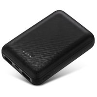 10000mAh Power Bank, Portable Small Power Bank, Large Capacity Battery Power Bank, Dual usb 2.0A Power Bank(Black)