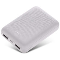 10000mAh Power Bank, Portable Small Power Bank, Large Capacity Battery Power Bank, Dual usb 2.0A Power Bank(White)