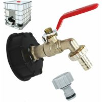 1000L tank tap S60X6 ibc tap connection with 1/2' hose connection, drain tank adapter, for garden tap, for tank adapter (1 piece)