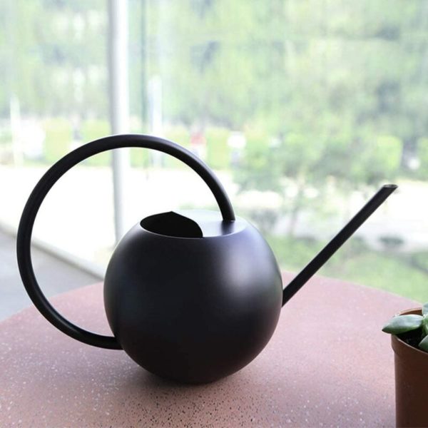 1000ml Long Spout Watering Can Watering Pot, Stainless Steel Watering Kettle Anti-Scratch for Indoor & Outdoor Watering Plants & Potted Flowers