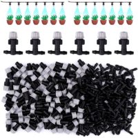 100PCS Adjustable Irrigation Drippers Sprinklers, Micro Drip Irrigation Kit Adjustable Emitter Drippers Micro Sprinkler Shrub, Drip Kit for Misting