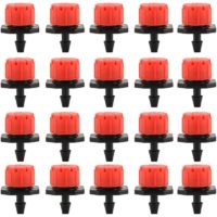 100PCS Drippers Irrigation Sprinkler Nozzles Automatic Emitter 360° Adjustable