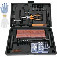 100PCS Professional Motorcycle Tire Repair Kit Tire Wick Kit Puncture Repair Tire Tubeless Car Portable Car Multi-Tool Set ATV Tire Wick Kit for Jeep