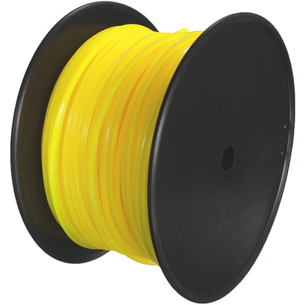 100m 3mm Yellow Shape Line Cord Nylon for stihl Strimmer Trimmer Head Mower