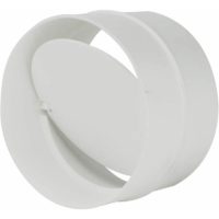 100mm Non Return Pipe Link PVC White Round Grid,