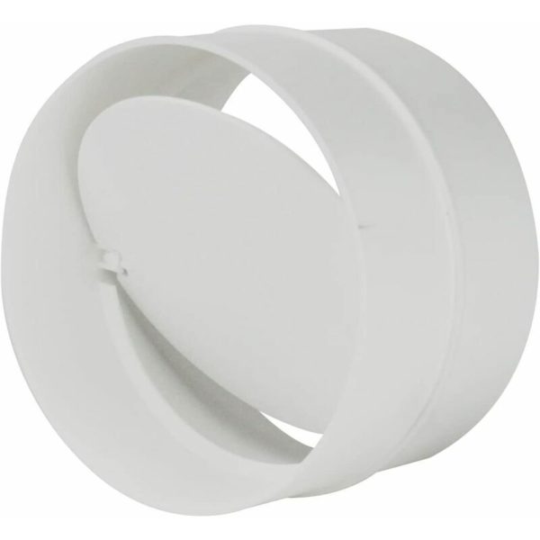 100mm Non Return Pipe Link pvc White Round Grid,