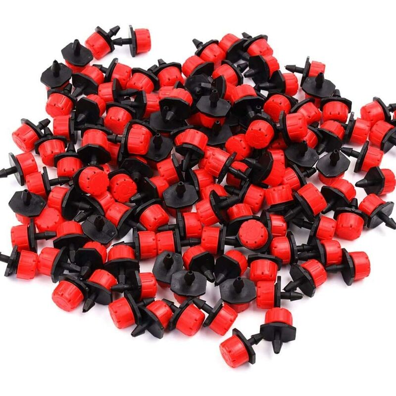 100pcs Irrigation Drippers, Adjustable Sprinkler Sprinklers Micro Flow ...