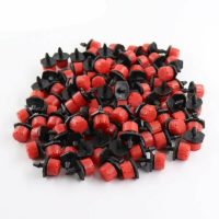 100pcs Sprinkler Sprinkler 8 Hole Dripper Adjustable Flow Gardening Drip Irrigation Equipment