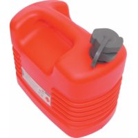 10L Plastic Jerry Can with Internal Spout - Red - Kennedy