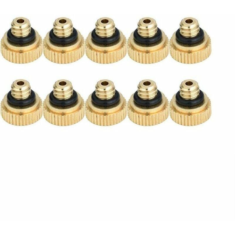 10Pcs Cooling System Brass Mist Nozzle Set