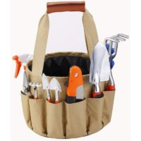 10Pcs Garden Tools Set Garden Tools Set Household Garden Kit Alloy Shovel Gardening Kit with Ergonomic Suitcase Non-slip Handle