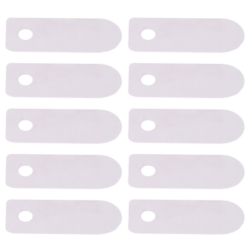 10Pcs Valve Plate Air Compressor Silent OilFree Machine Aluminum Accessories Replacement(Short Valve Plate 13x33mm )
