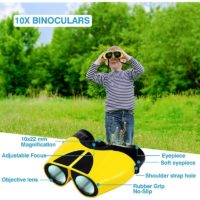 10X22 Stacked Telescope Binoculars, hd Small Compact Binoculars and Auto Focus for Kids, Adults, Travel and Hunting