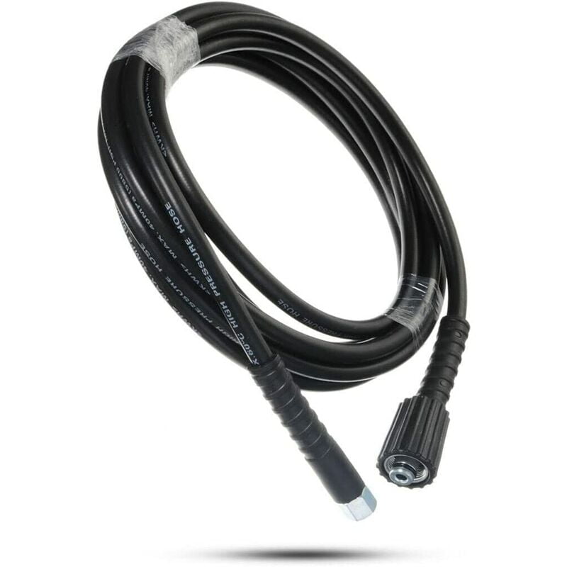 10m Pressure Washer Replacement Hose for Car Washing, Garden Cleaning, M22x1/4npt Threaded Connector, Jet and Drain Hose (10m)