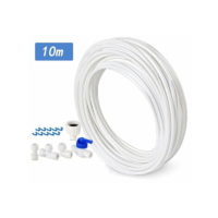 10m Universal Water Supply Hose Refrigerator Kit Water Supply Hose with Connector Accessories for Refrigerator European Style Double Port Water