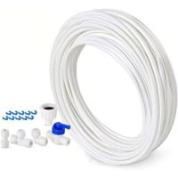 10m Water Supply Hose - European Style Double Door Refrigerator Connection Kit - 6.3mm Diameter