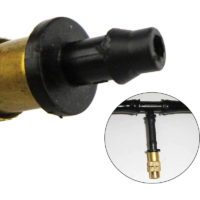 10pcs Adjustable Water Sprinkler, Black Adjustable Hole Threaded Atomizer Cooling Nozzle Tip Nozzle for Garden Tools