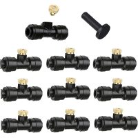 10pcs Brass Misting Nozzles Sprayer for Outdoor Cooling System Garden Watering Irrigation