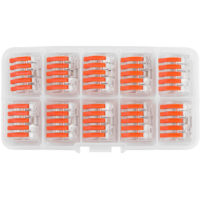 10pcs Flame Retardant Cable Connector Set Universal Wire Connectors Case Kit Quick Terminals,4 - 4