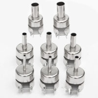 10pcs Hot Air Generator Nozzles Heat Air Machine Solder Set Hot Air Soldering Station 3/4/5/6/7/8/10/12mm for 850 852 858 950 952 702