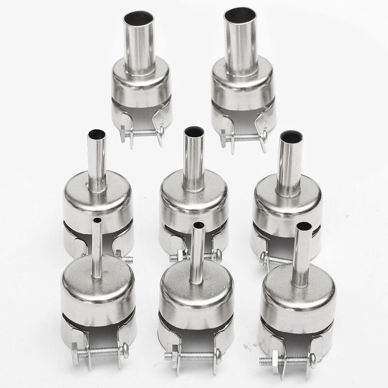 10pcs Hot Air Generator Nozzles Heat Air Machine Solder Set Hot Air Soldering Station 3/4/5/6/7/8/10/12mm for 850 852 858 950 952 702