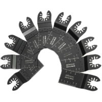 10pcs Oscillating Multi Tool Saw Wed High Carbon Steel Saw Weds Multitool Accessory Kit - Kkmoon