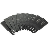10pcs Oscillating Multi Tool Saw Wed High Carbon Steel Saw Weds Multitool Accessory Kit for DeWalt Cougar Fein Multimaster Makita Bosch Rockwell