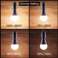 10w Remote Control Colour Changing led Light Bulb E27, 75w eqv Warm White Dimmable Version - 3rd Generation - Auraglow