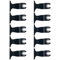 10x Oscillating hcs 65mm x 40mm Plunge Cut Multi Tool Saw Blade Wood pvc Plastic