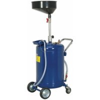 110L Mobile Oil Drainer with Air Discharge - Height Adjustable - Heavy Duty